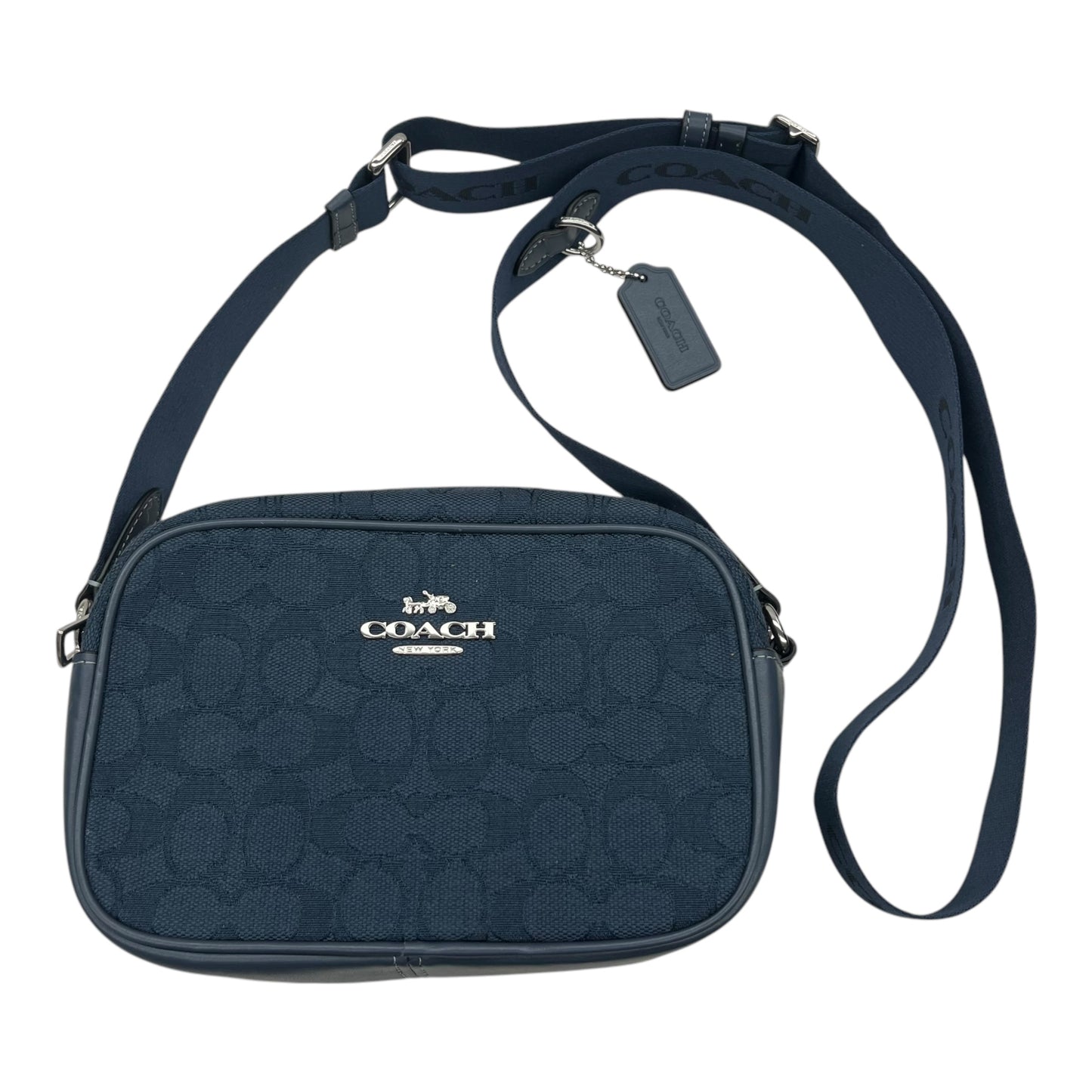 Crossbody Designer By Coach In Blue, Size:Medium