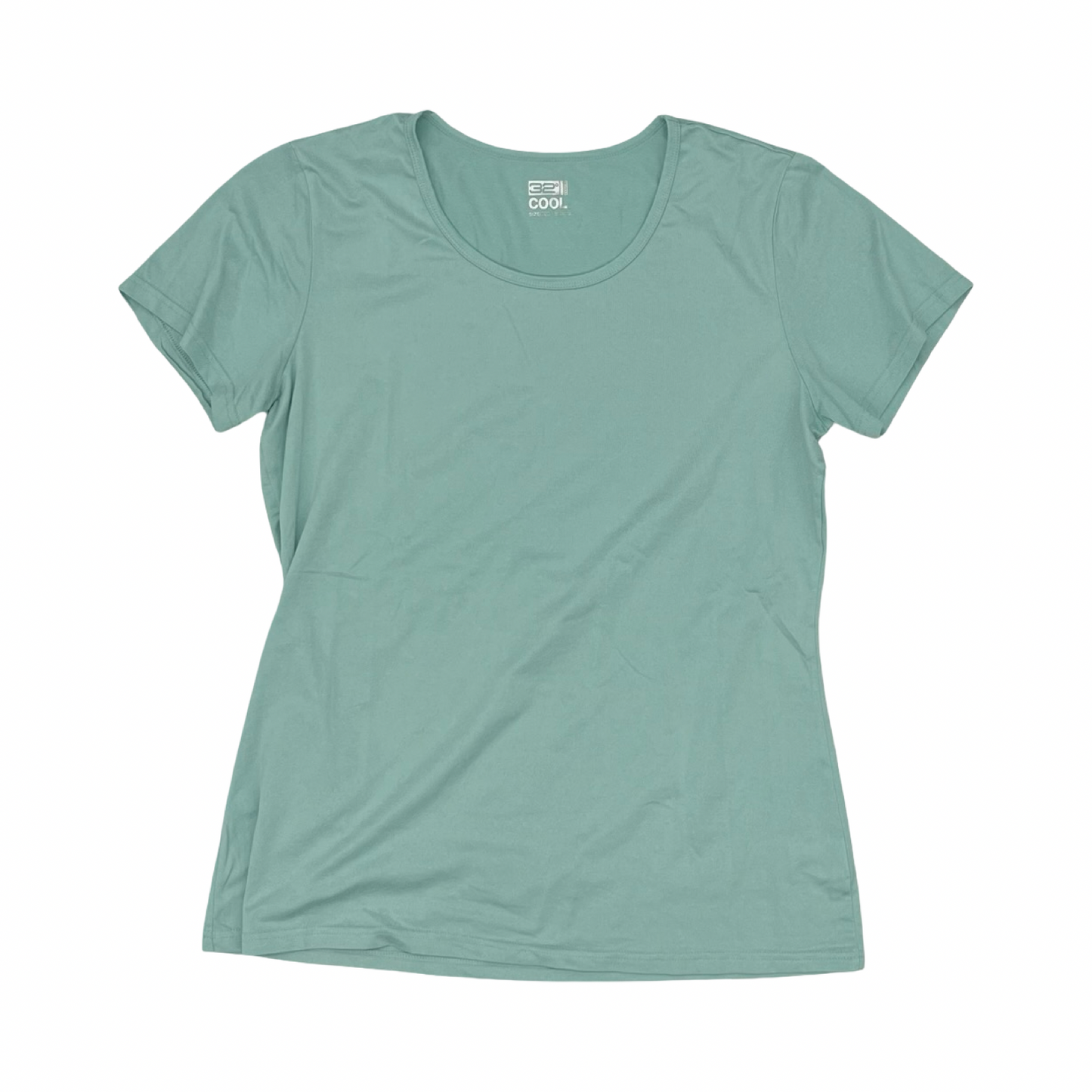 Athletic Top Ss By 32 Degrees In Green, Size:L