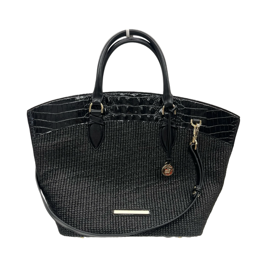 Handbag Designer By Brahmin In Black, Size:Large