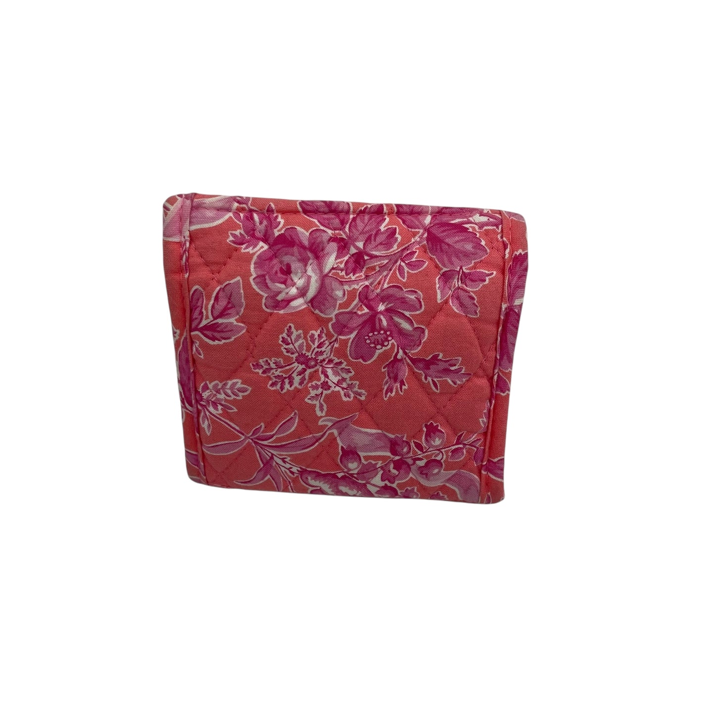 Wallet By Vera Bradley In Orange & Pink, Size:Small