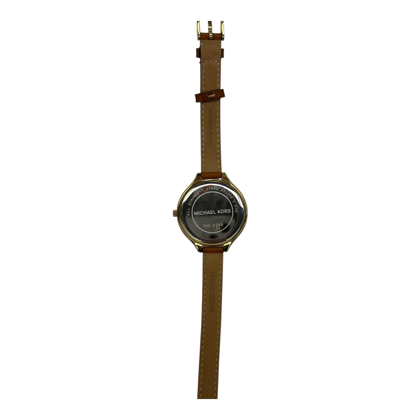 Watch Designer By Michael Kors In Brown & Gold, Size:Large