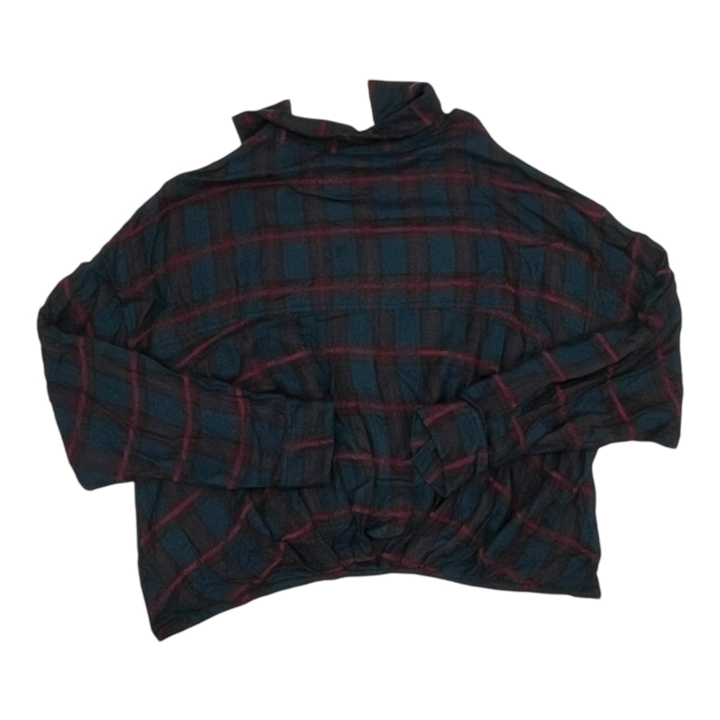 Top Ls By Kut In Plaid Pattern, Size:Xl