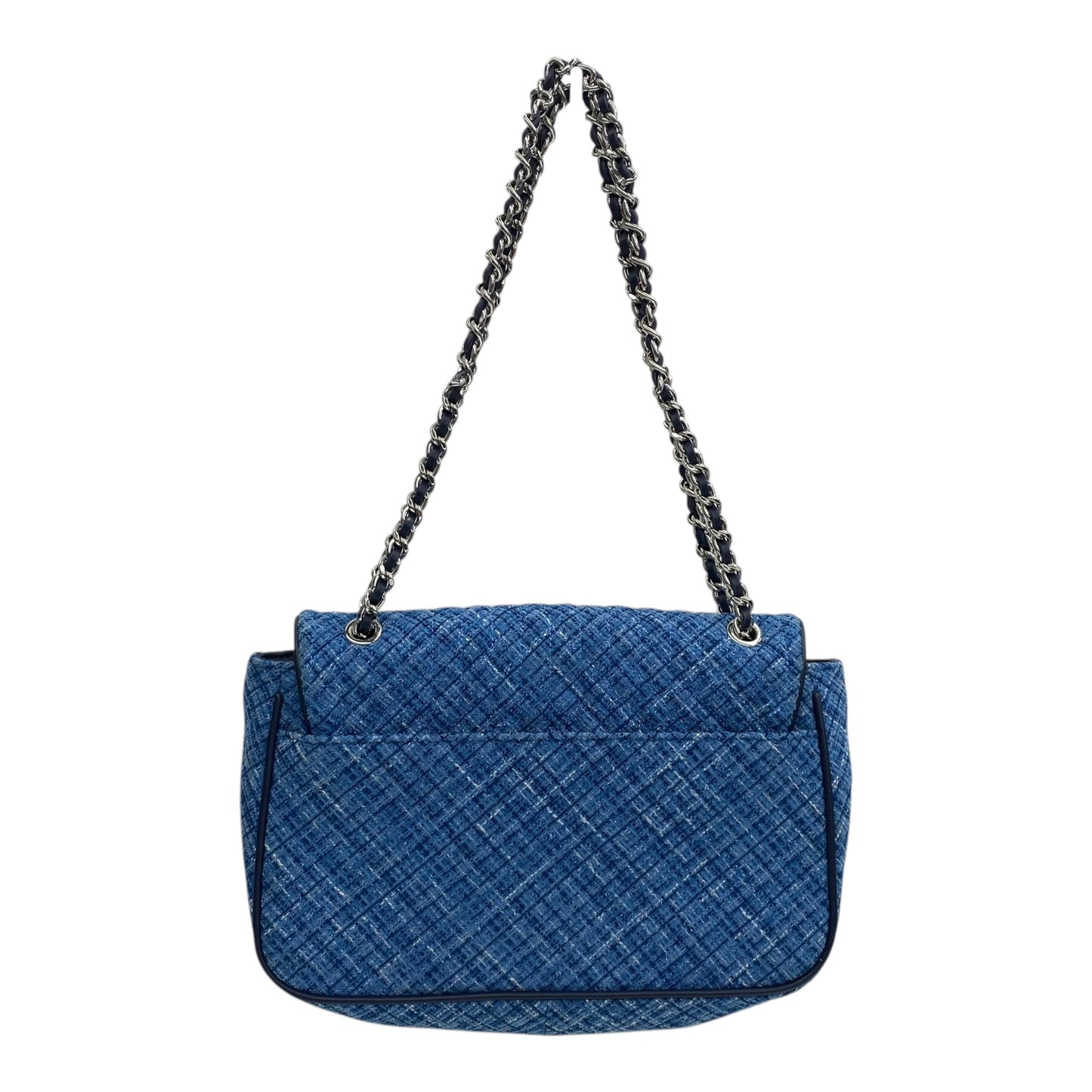 Handbag Designer By Karl Lagerfeld In Blue, Size:Medium