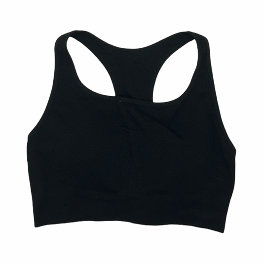 Athletic Bra By Members Mark In Black, Size:Xxl