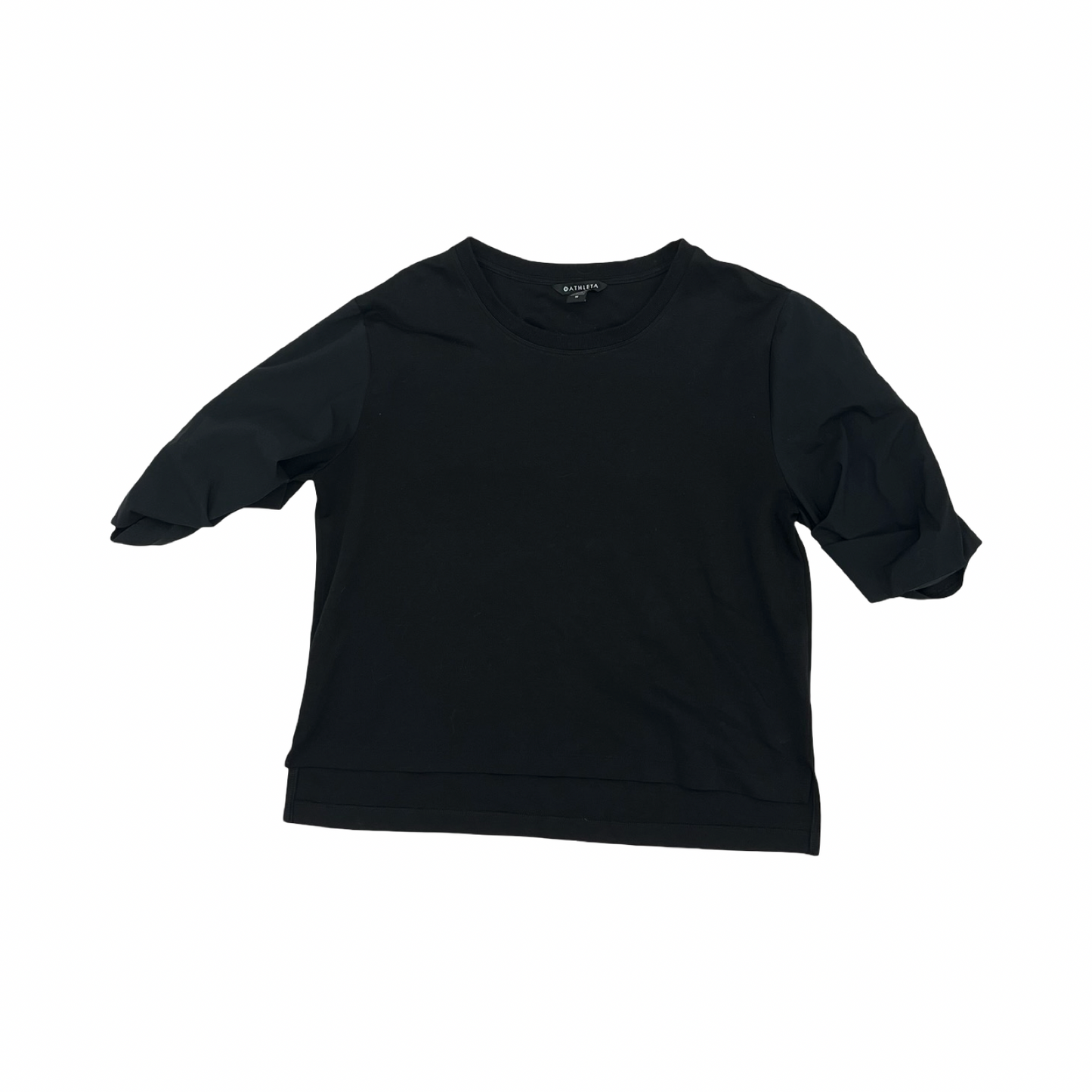 Athletic Top Ss By Athleta In Black, Size:M