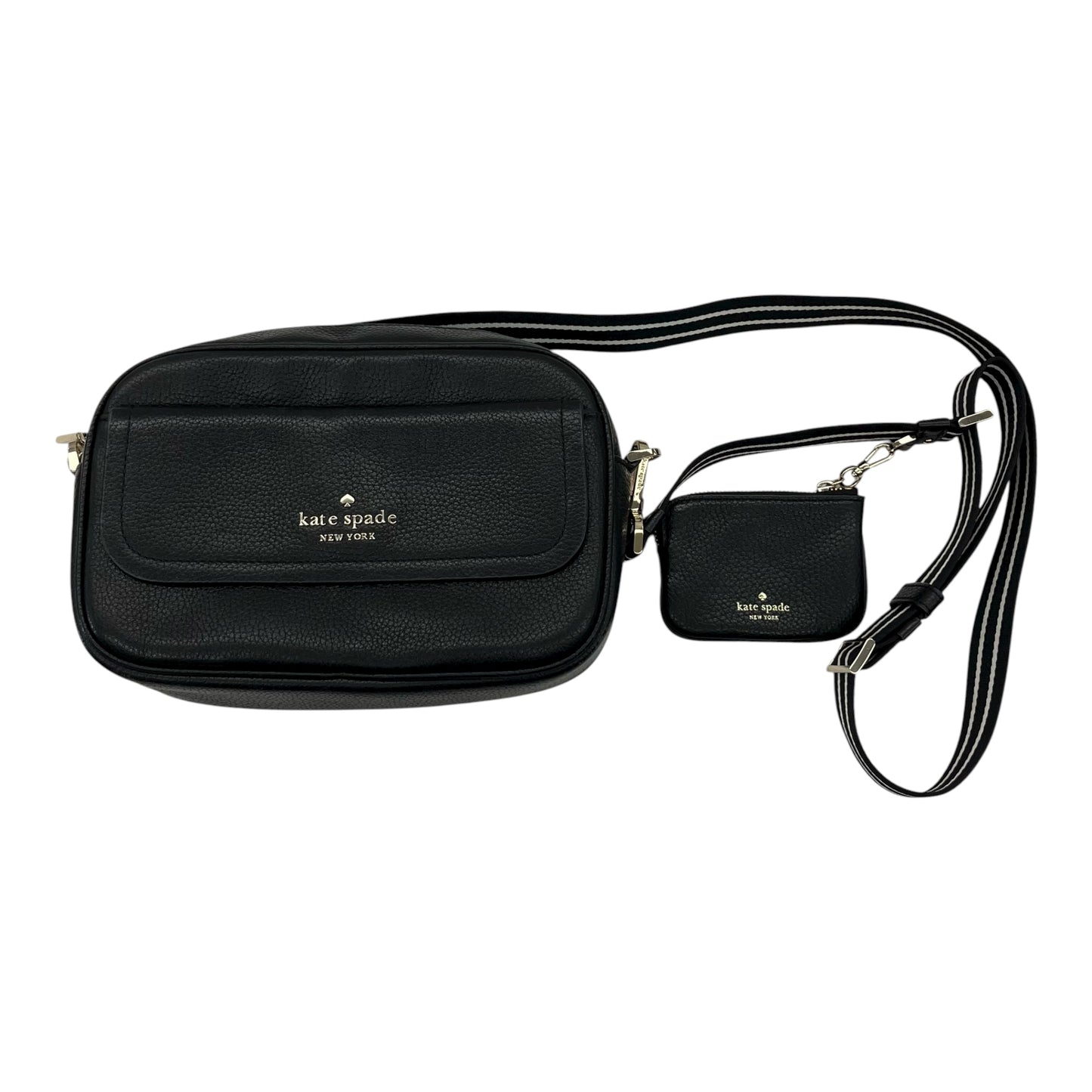 Crossbody Designer By Kate Spade In Black, Size:Medium