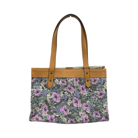 Handbag Designer By Coach In Floral Print, Size:Medium