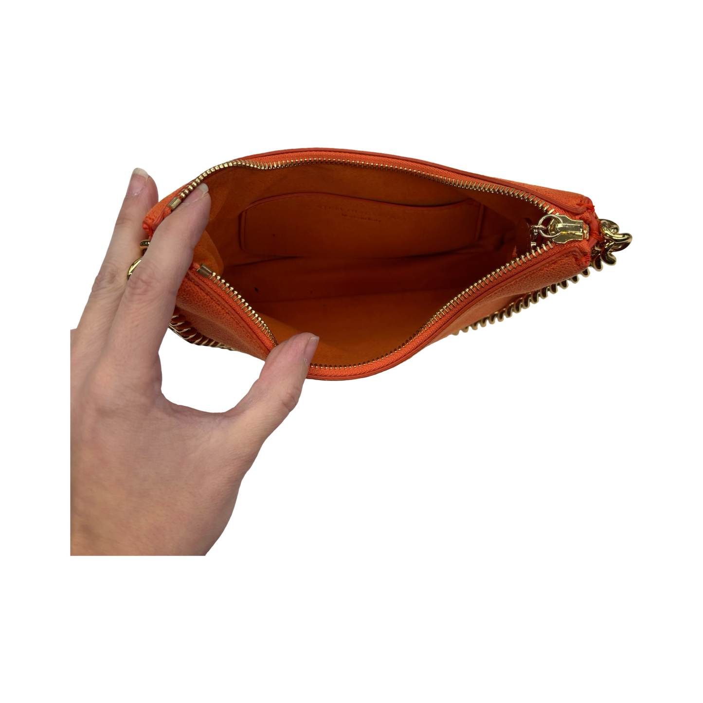 Handbag Luxury Designer By Stella Mccartney In Orange, Size:Small