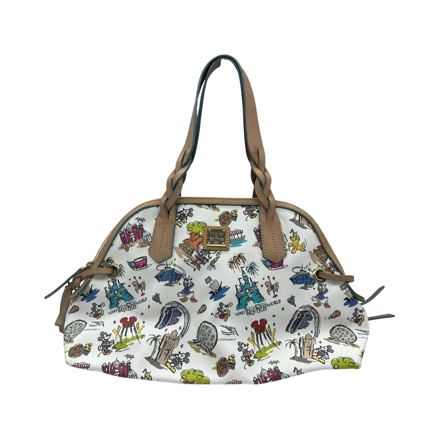 Handbag Designer By Dooney And Bourke In Multi, Size:Medium