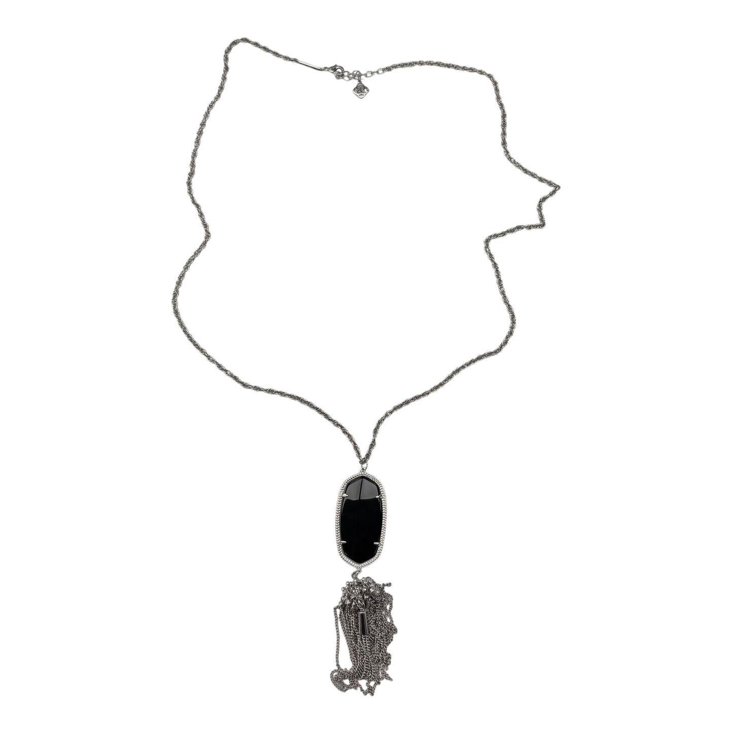 NECKLACE PENDANT by KENDRA SCOTT In BLACK & SILVER