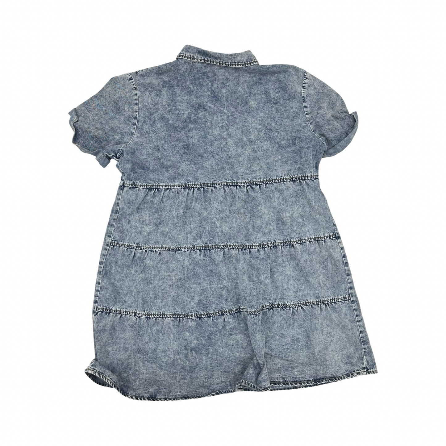 Dress Casual Short By Cmf In Blue Denim, Size:Xl