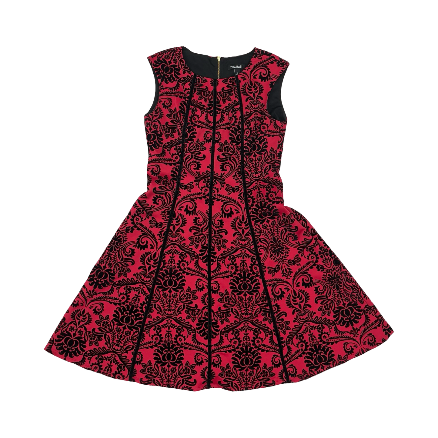 Dress Work By Roz And Ali In Black & Red, Size:6