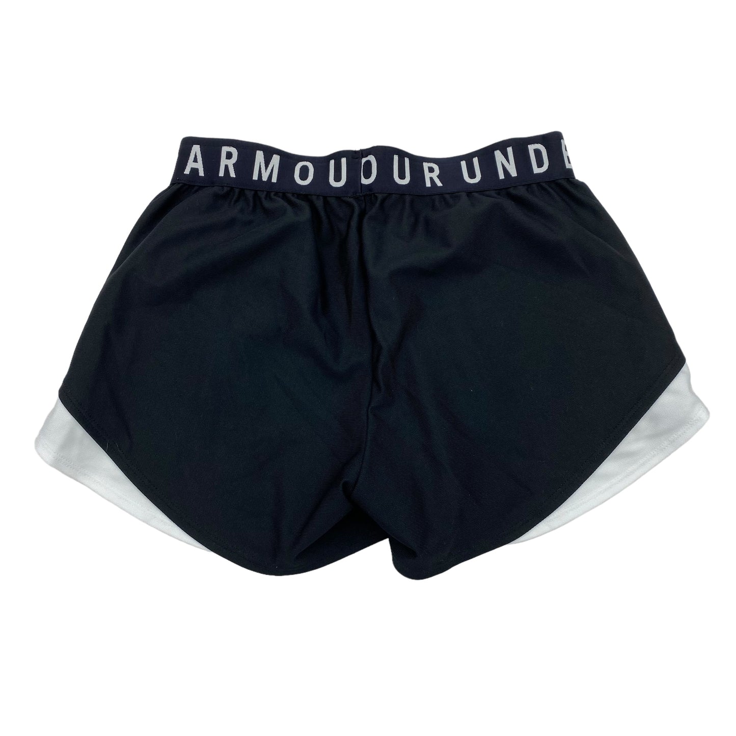 BLACK ATHLETIC SHORTS by UNDER ARMOUR Size:XS