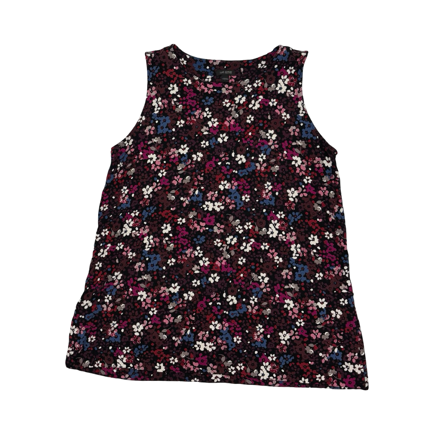 Top Sleeveless By J. Jill In Floral Print, Size:L