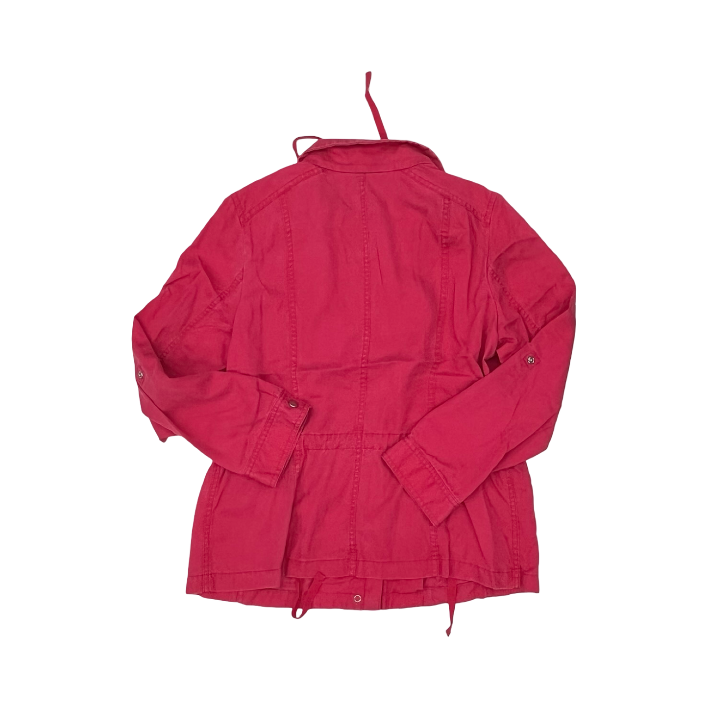 Jacket Utility By Talbots In Pink, Size:L