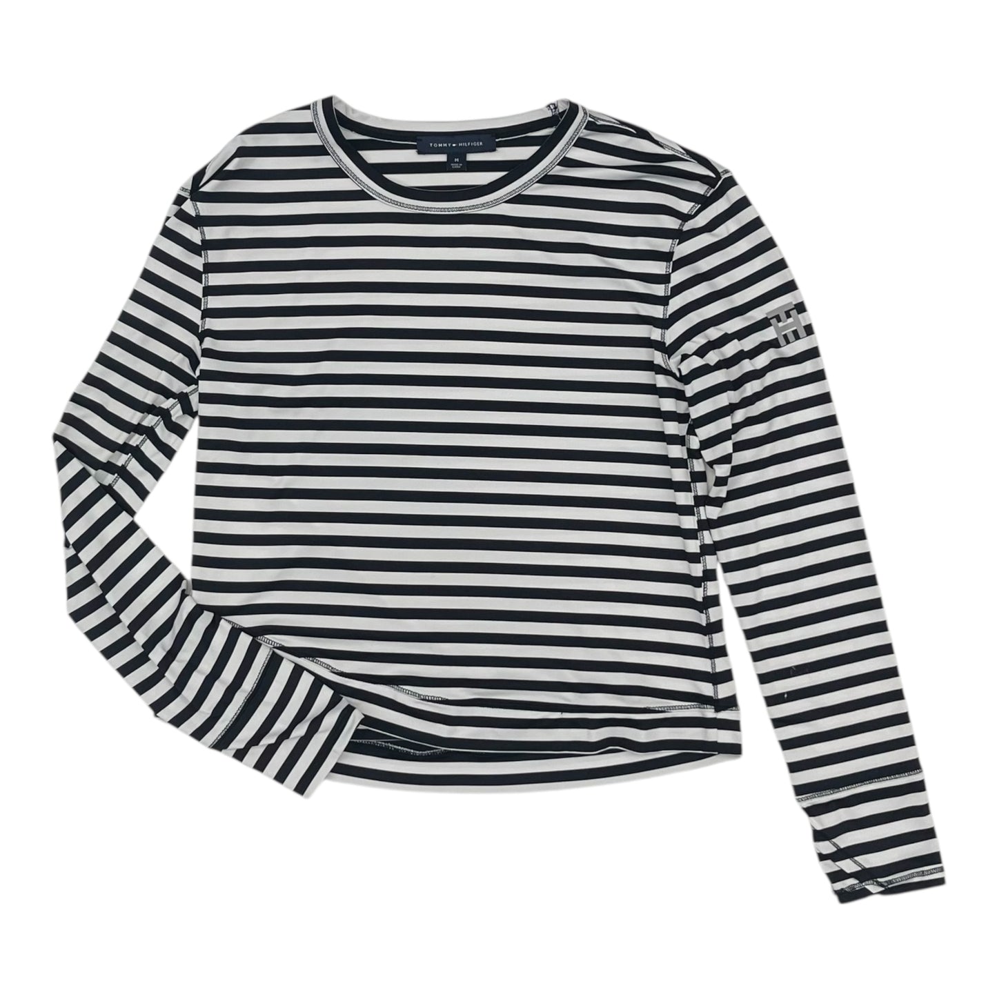 Top Ls By Tommy Hilfiger In Blue & White, Size:M