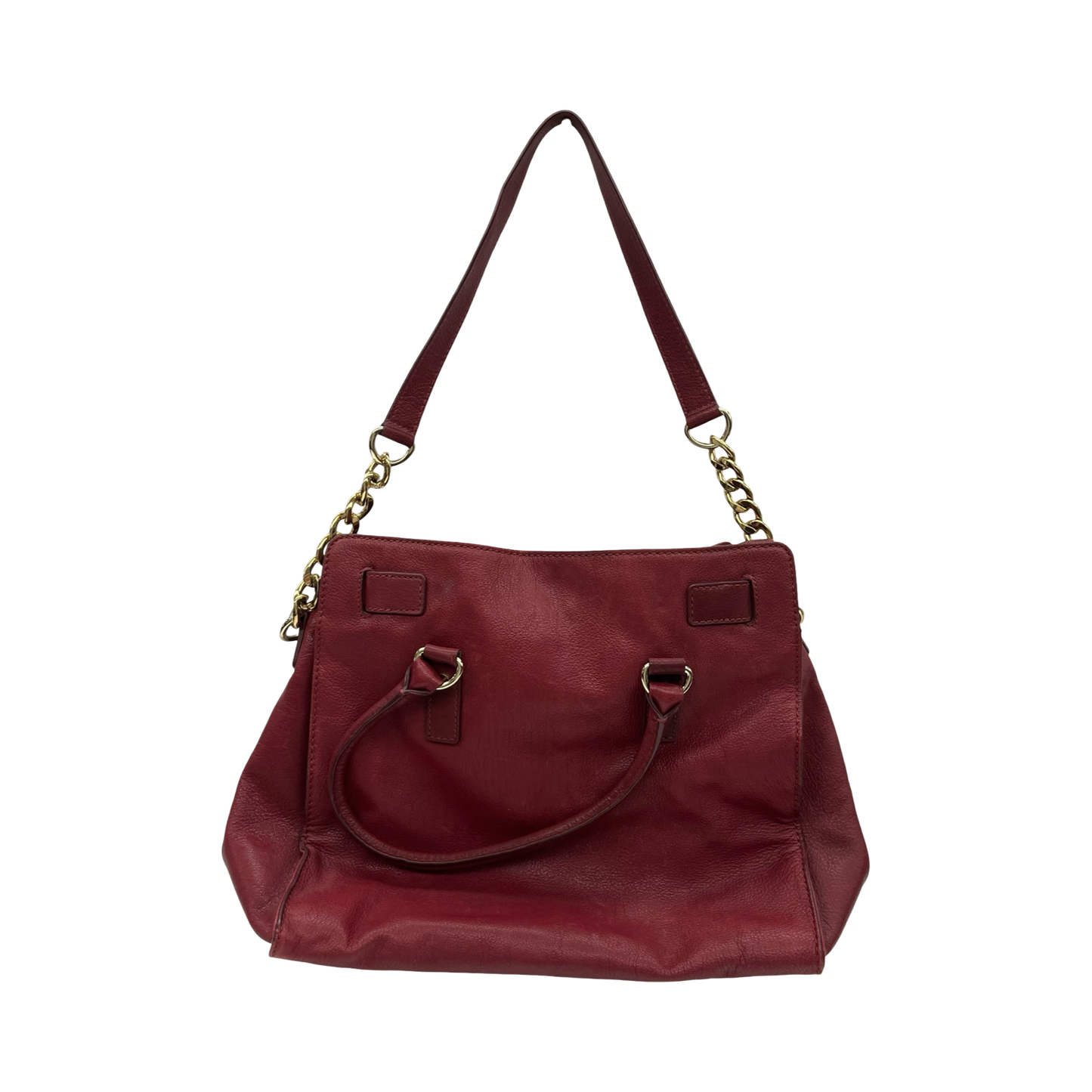 Handbag Designer By Michael Kors In Red, Size:Medium