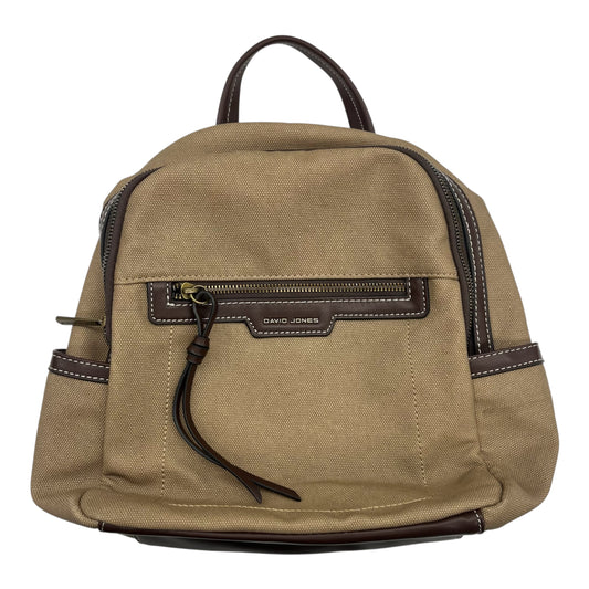 Backpack By Clothes Mentor In Brown, Size:Small