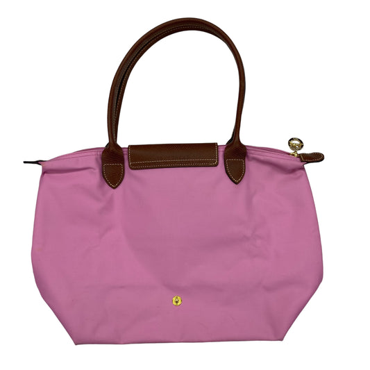 Handbag Designer By Longchamp In Pink, Size:Medium