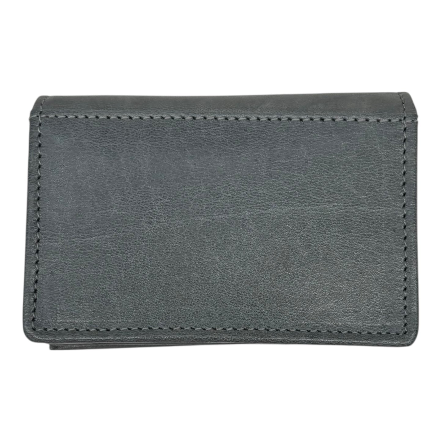 Wallet Leather By Margot In Grey, Size:Small