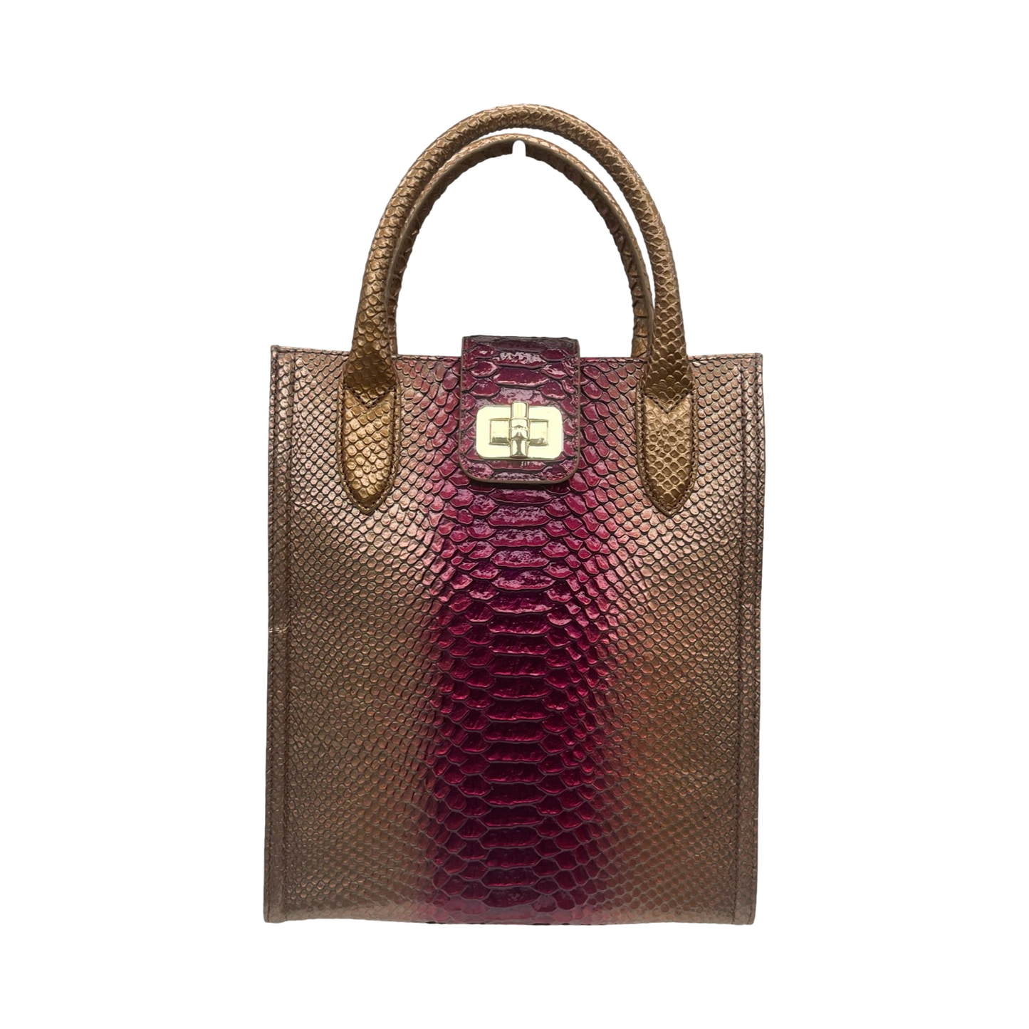 Tote Designer By Brahmin In Pink, Size:Medium