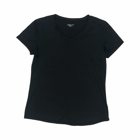 Athletic Top Ss By Clothes Mentor In Black, Size:M