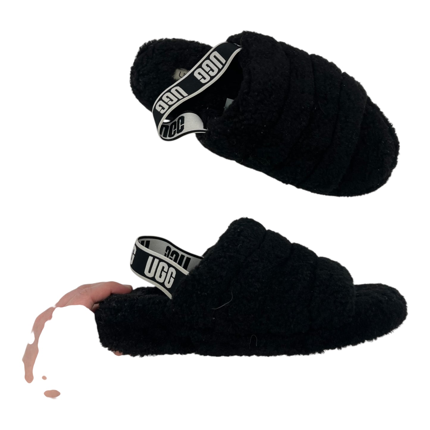 Slippers Designer By Ugg In Black, Size:9.5