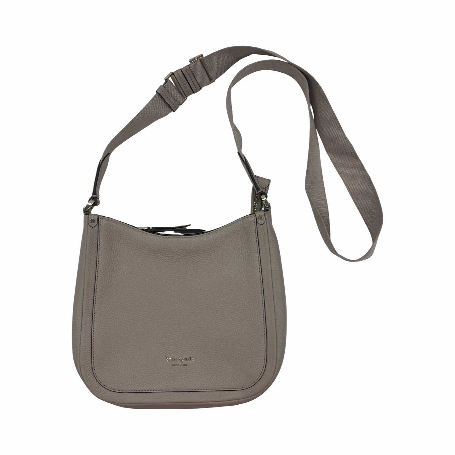 Crossbody Designer By Kate Spade In Taupe, Size:Medium