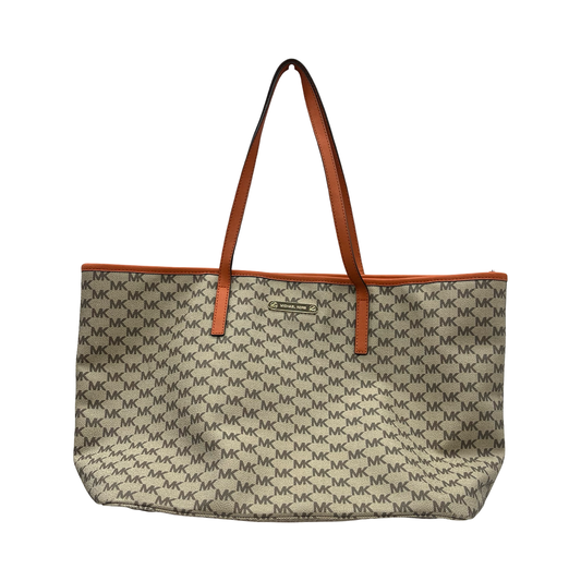 Handbag Designer By Michael Kors In Brown & Orange, Size:Large