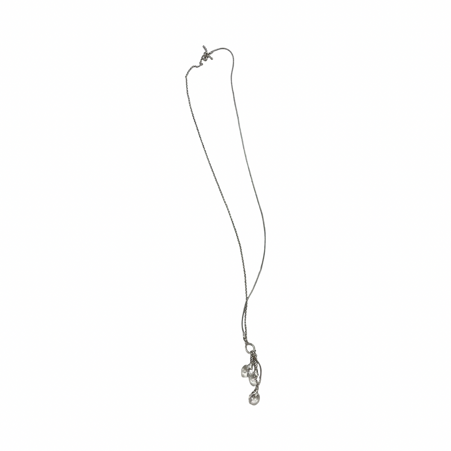 Necklace Lariat & Y-Drop By Brighton In Silver