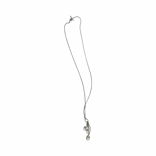 Necklace Lariat & Y-Drop By Brighton In Silver