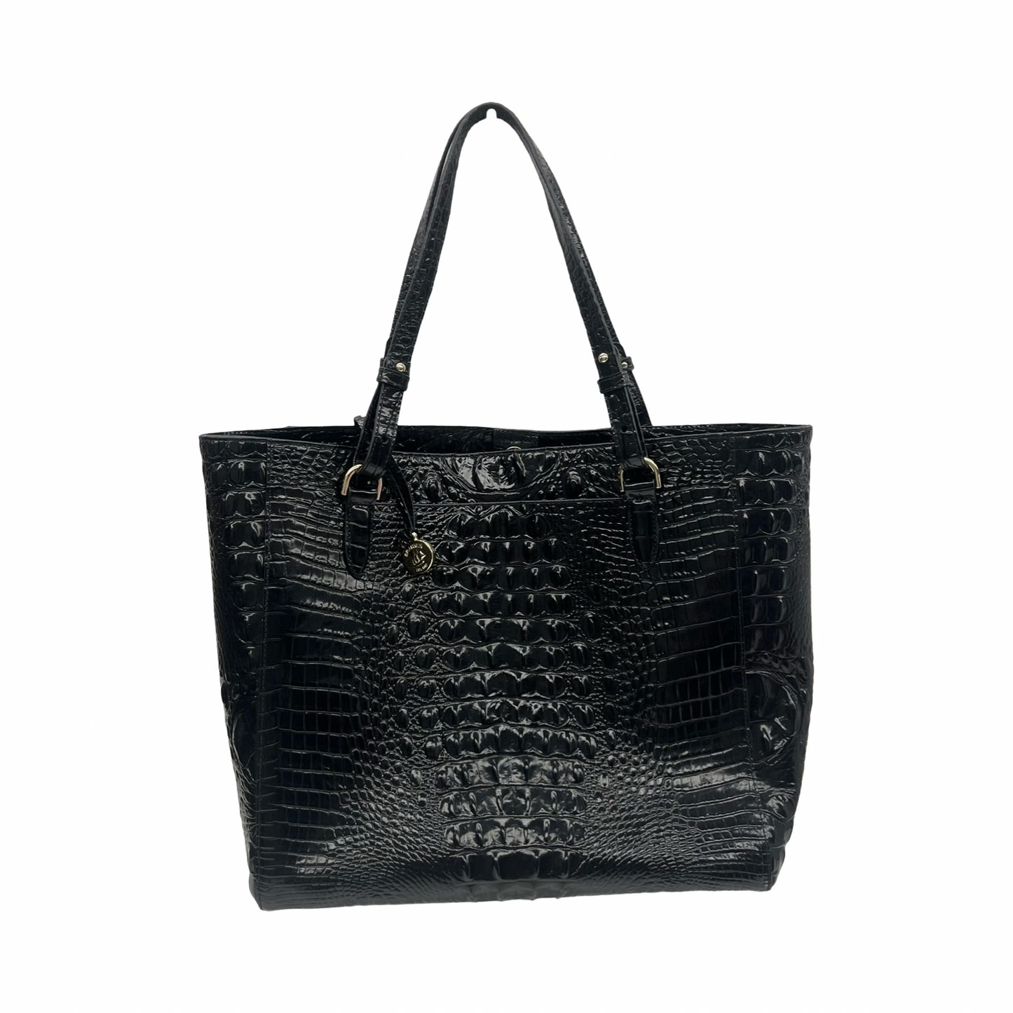Handbag Designer By Brahmin In Black, Size:Large