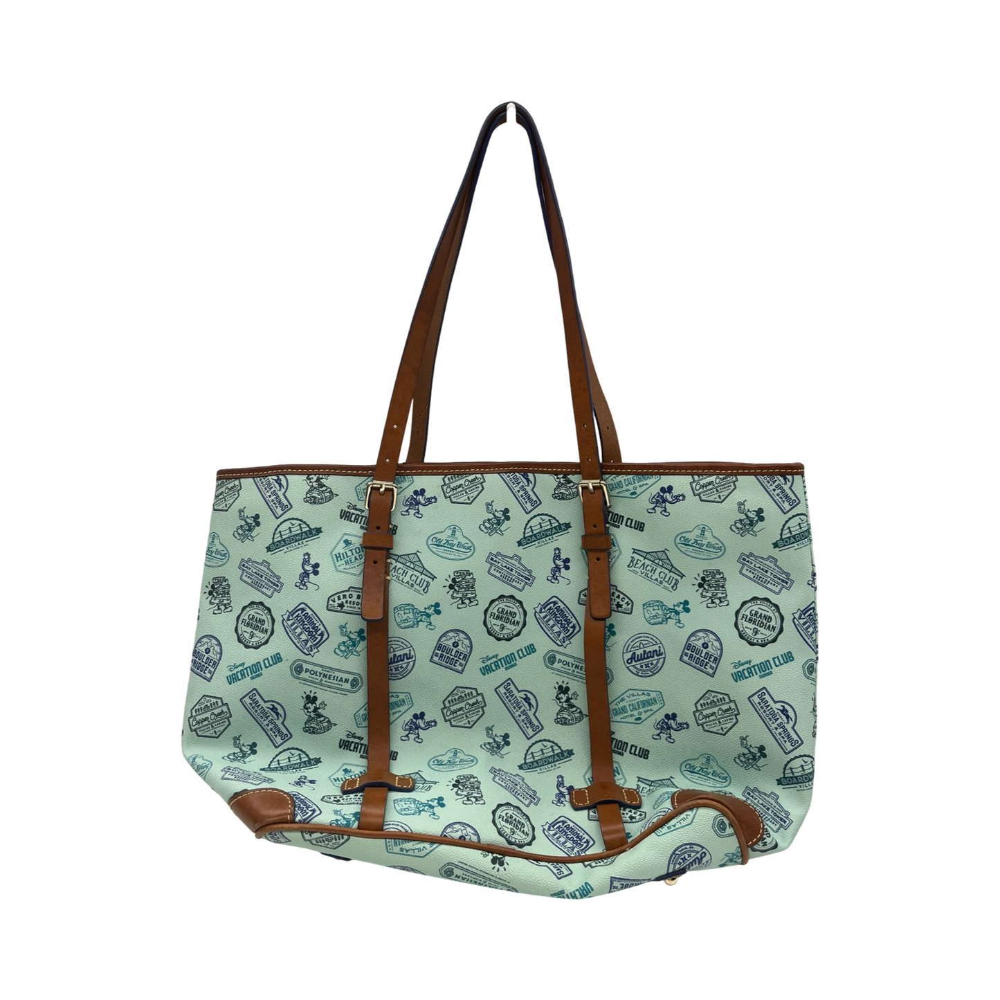 Handbag Designer By Dooney And Bourke In Green, Size:Medium