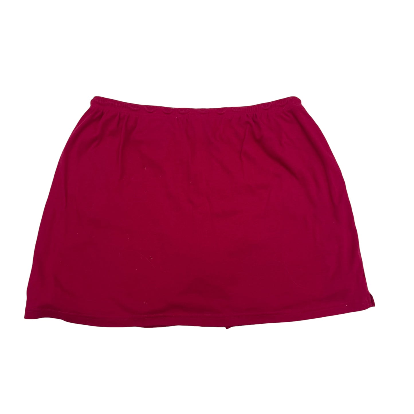 Skirt Mini & Short By Woman Within In Pink, Size:2X