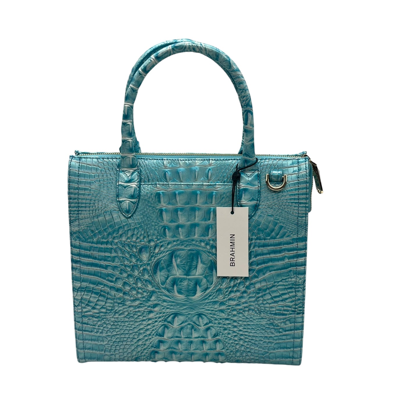 Handbag Designer By Brahmin In Blue, Size:Medium