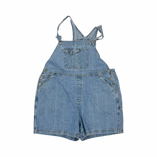 Shortalls By Cherokee In Blue Denim, Size:24