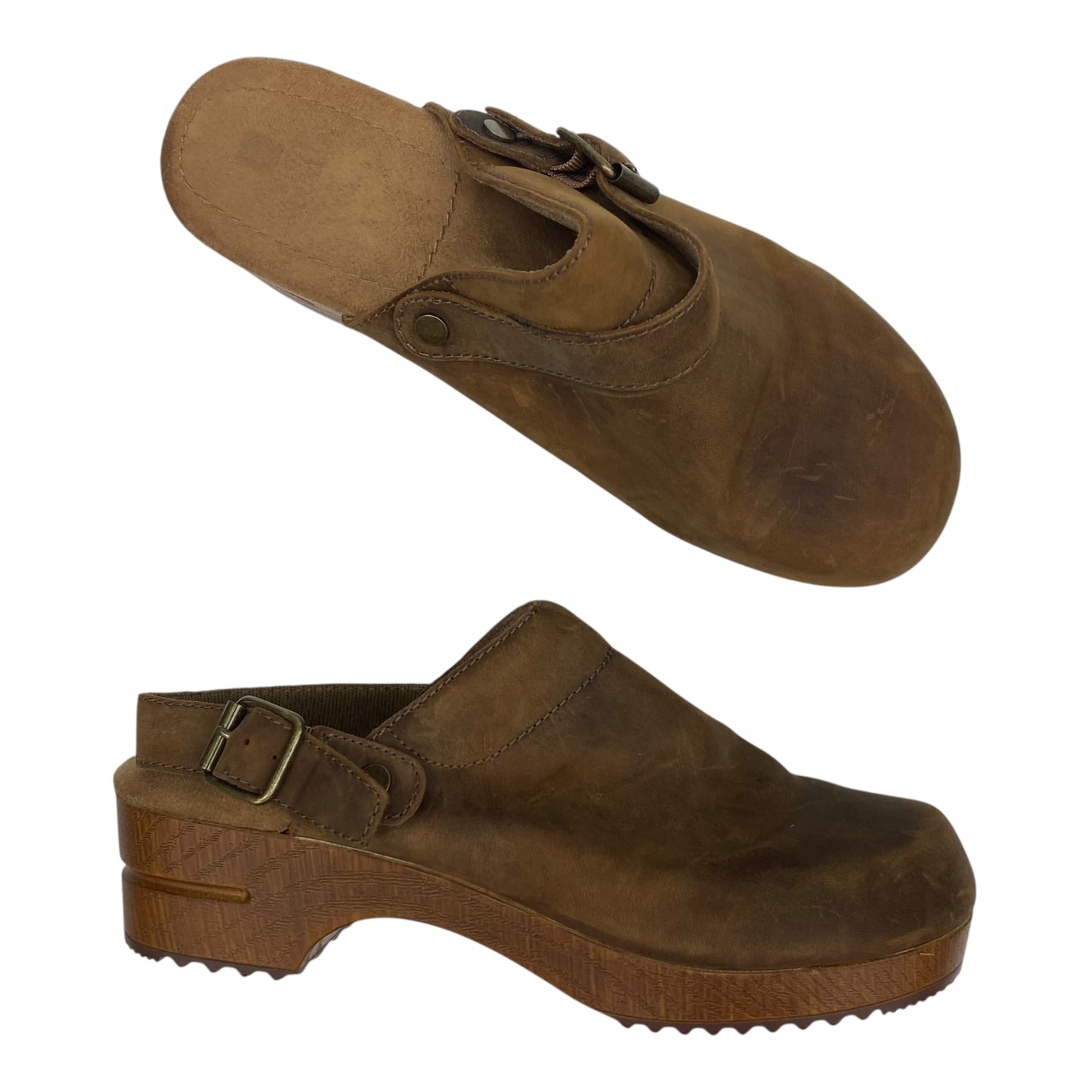Shoes Heels Block By White Mountain In Brown, Size:10