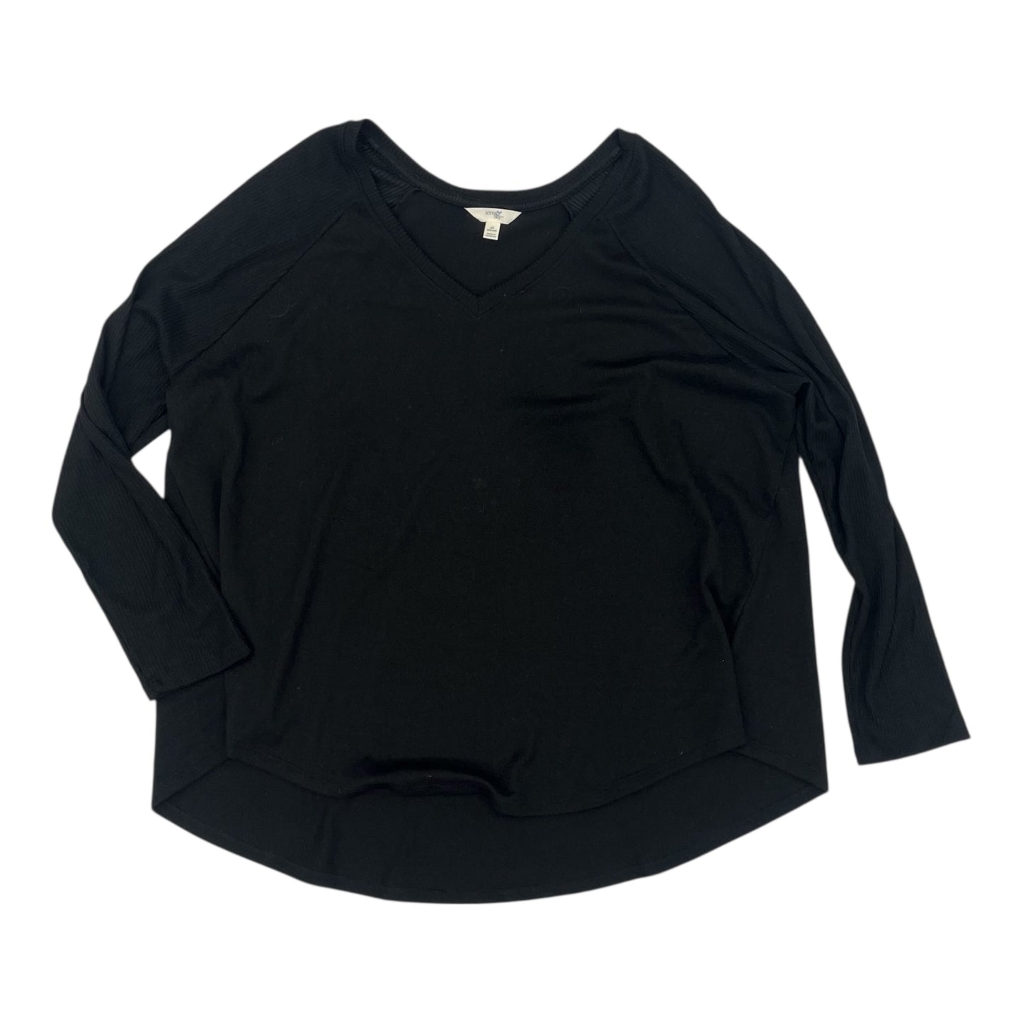 Top Ls By Terra & Sky In Black, Size:2X