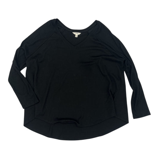 Top Ls By Terra & Sky In Black, Size:2X