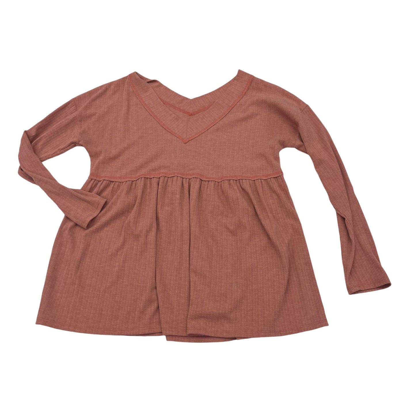 Top Ls By First Love In Orange, Size:M