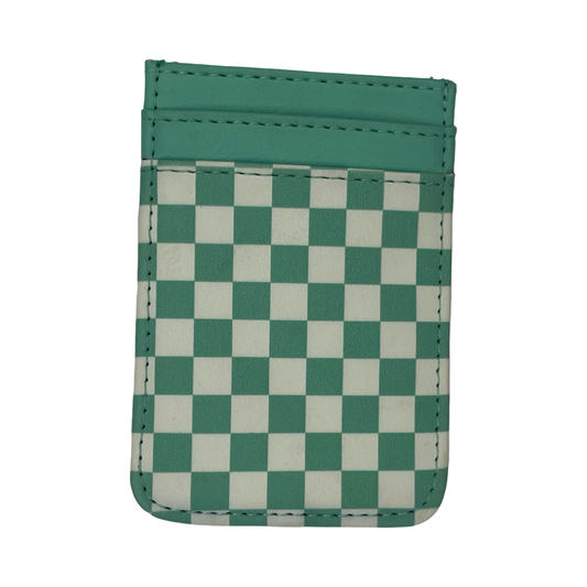 Id/Card Holder By Clothes Mentor In Green & White