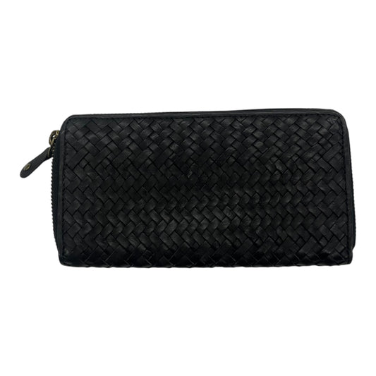 Wallet Leather By Vintage Leather In Black, Size:Medium