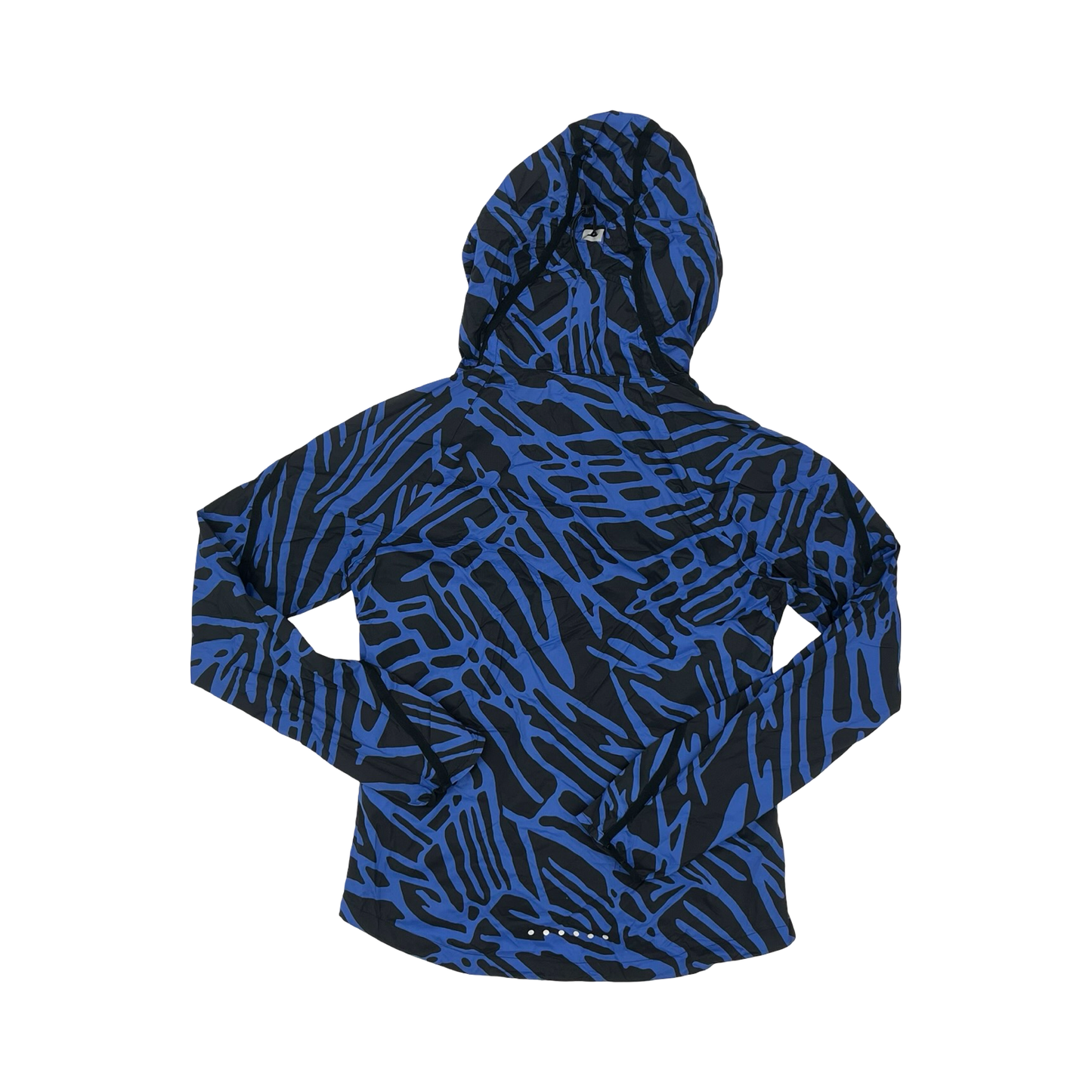 Athletic Jacket By Nike In Black & Blue, Size:S