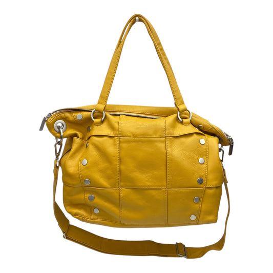 Handbag Leather By Hammitt In Yellow, Size:Large