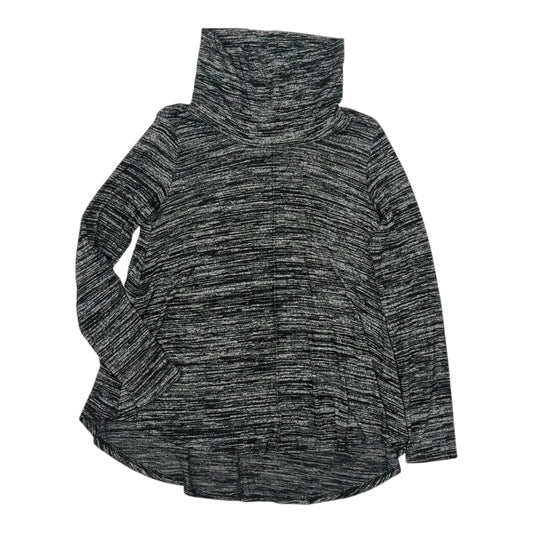 Top Ls By Clothes Mentor In Black & Grey, Size:S