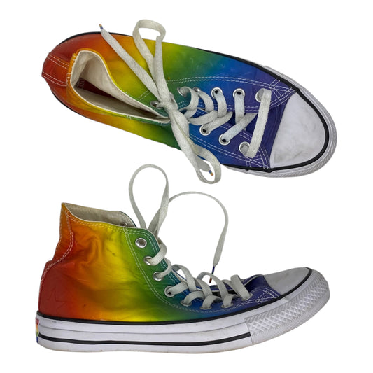 Shoes Sneakers By Converse In Rainbow Print, Size:9