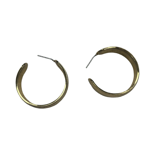 Earrings Hoop By Clothes Mentor In Gold