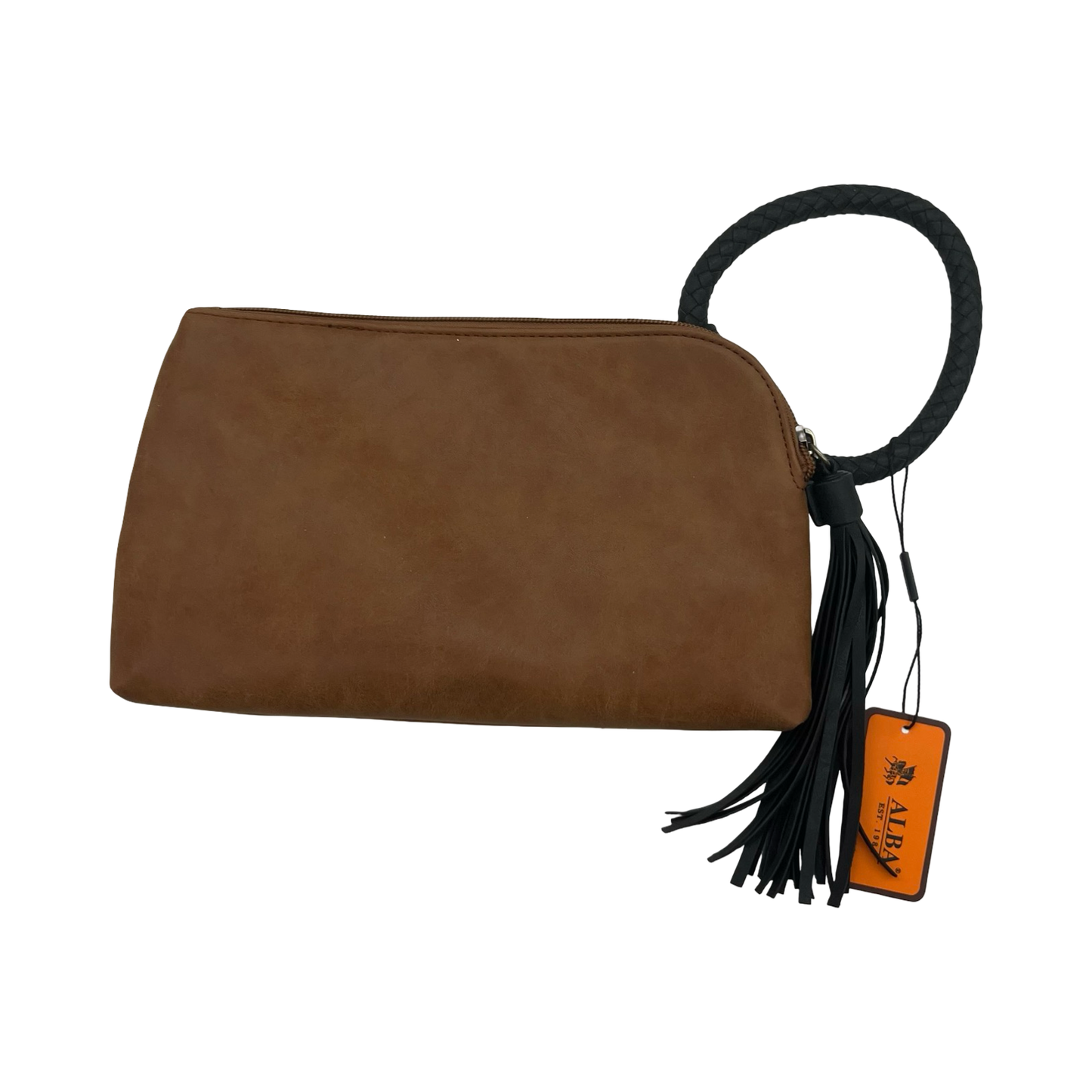 Wristlet By Alba In Brown, Size:Medium