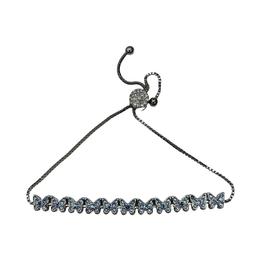 Bracelet Other By Clothes Mentor In Blue & Silver