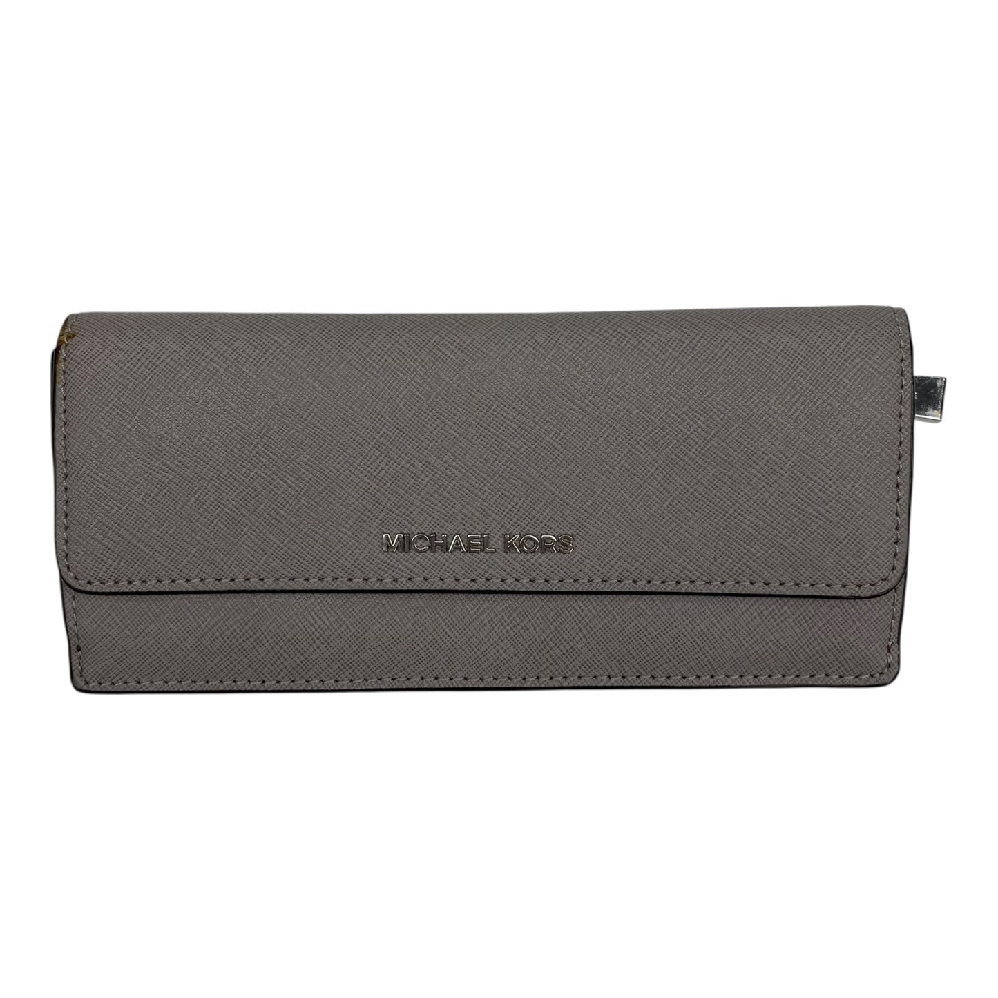 Wallet Designer By Michael Kors In Grey, Size:Medium